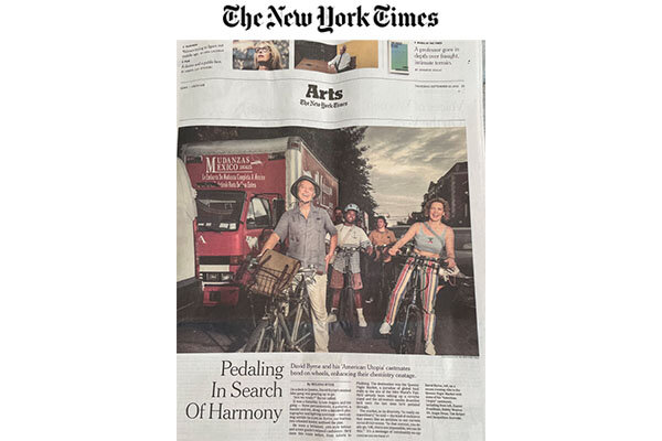 David Byrne and the AMERICAN UTOPIA Band In The New York Times
