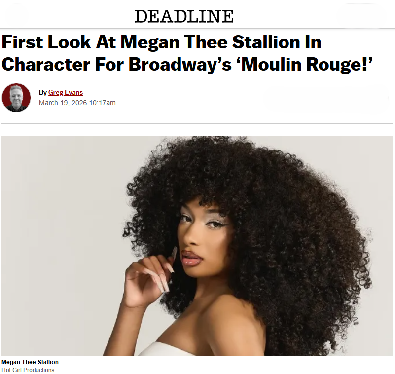 Image of DEADLINE: Megan The Stallion article